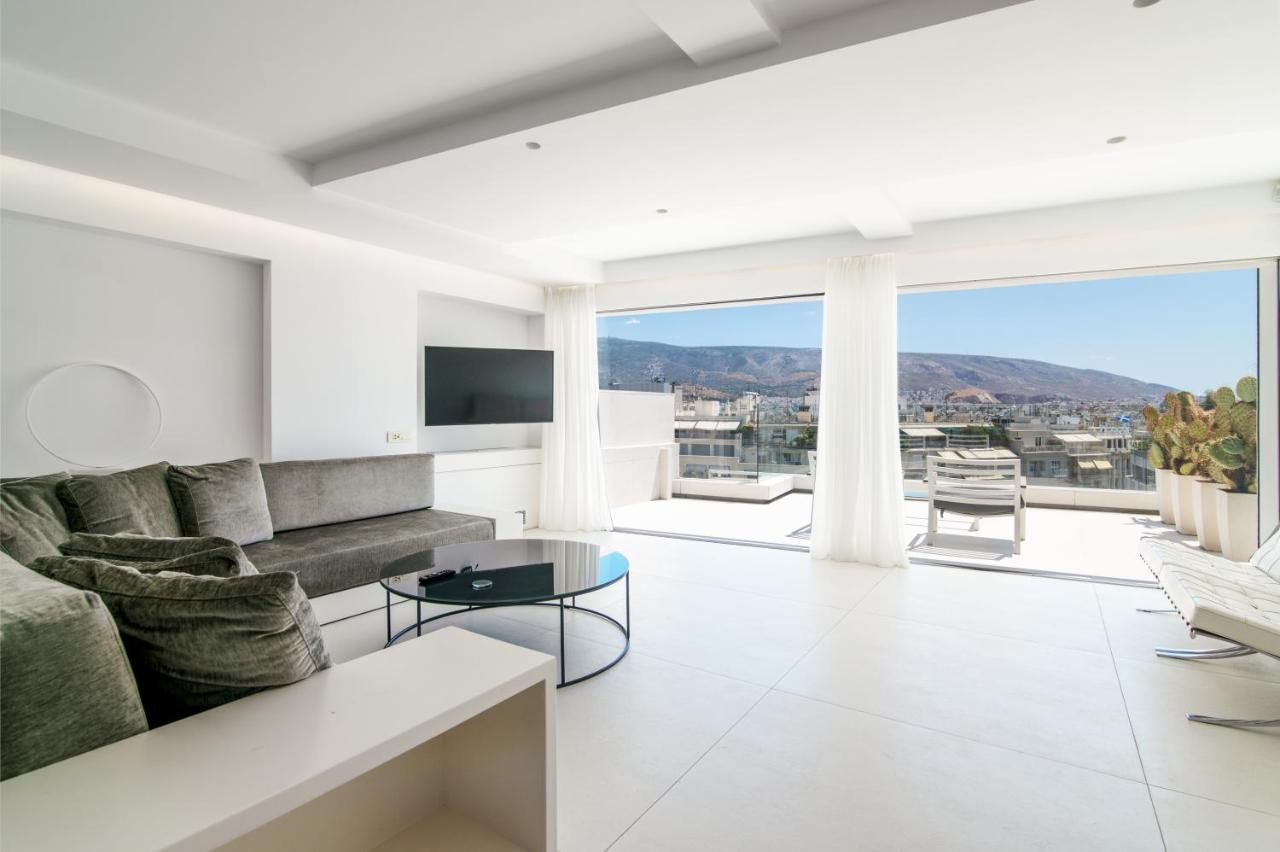 Apartmán Kolonaki Square Panorama Penthouse Atény Exteriér fotografie