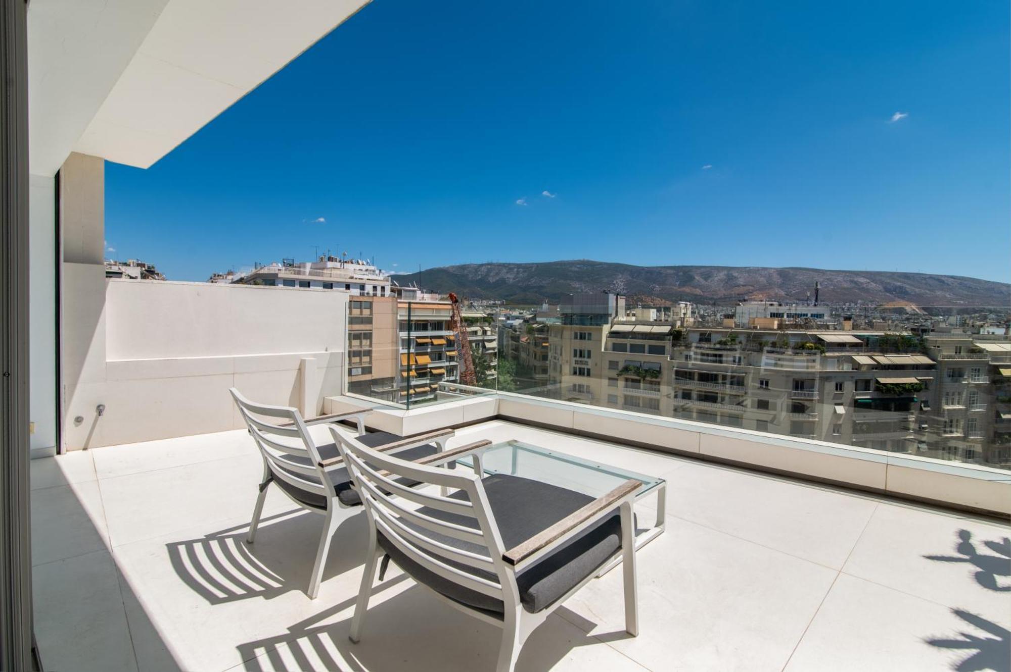 Apartmán Kolonaki Square Panorama Penthouse Atény Exteriér fotografie